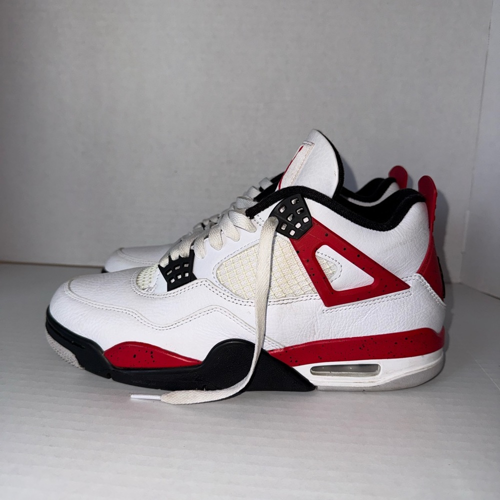 Nike White and Red Sneakers - Picture 2 of 5